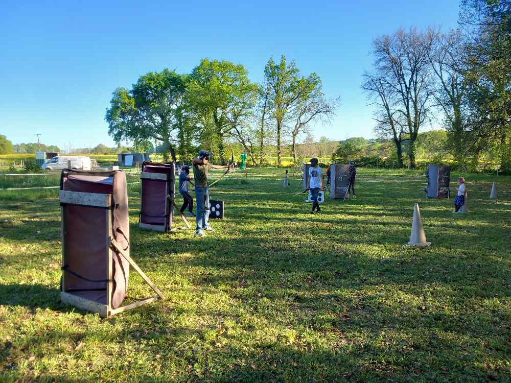 Tir à l'arc et Archery Tag parcours 3D à Coux