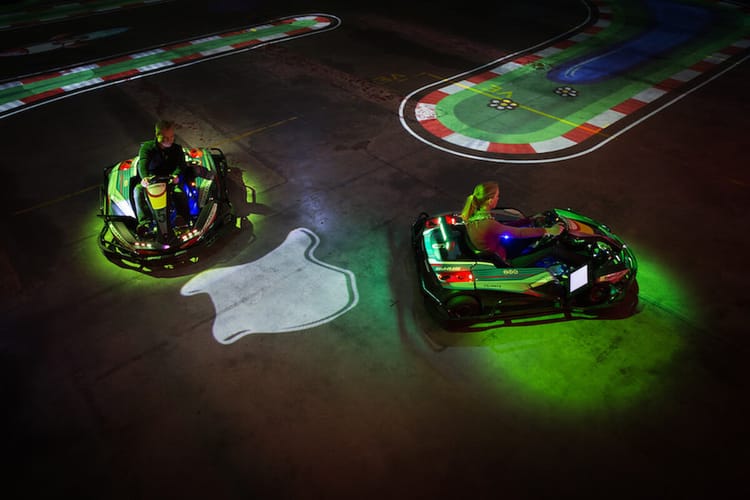 Karting comme dans un jeu vidéo à Metz - Réalité Augmentée