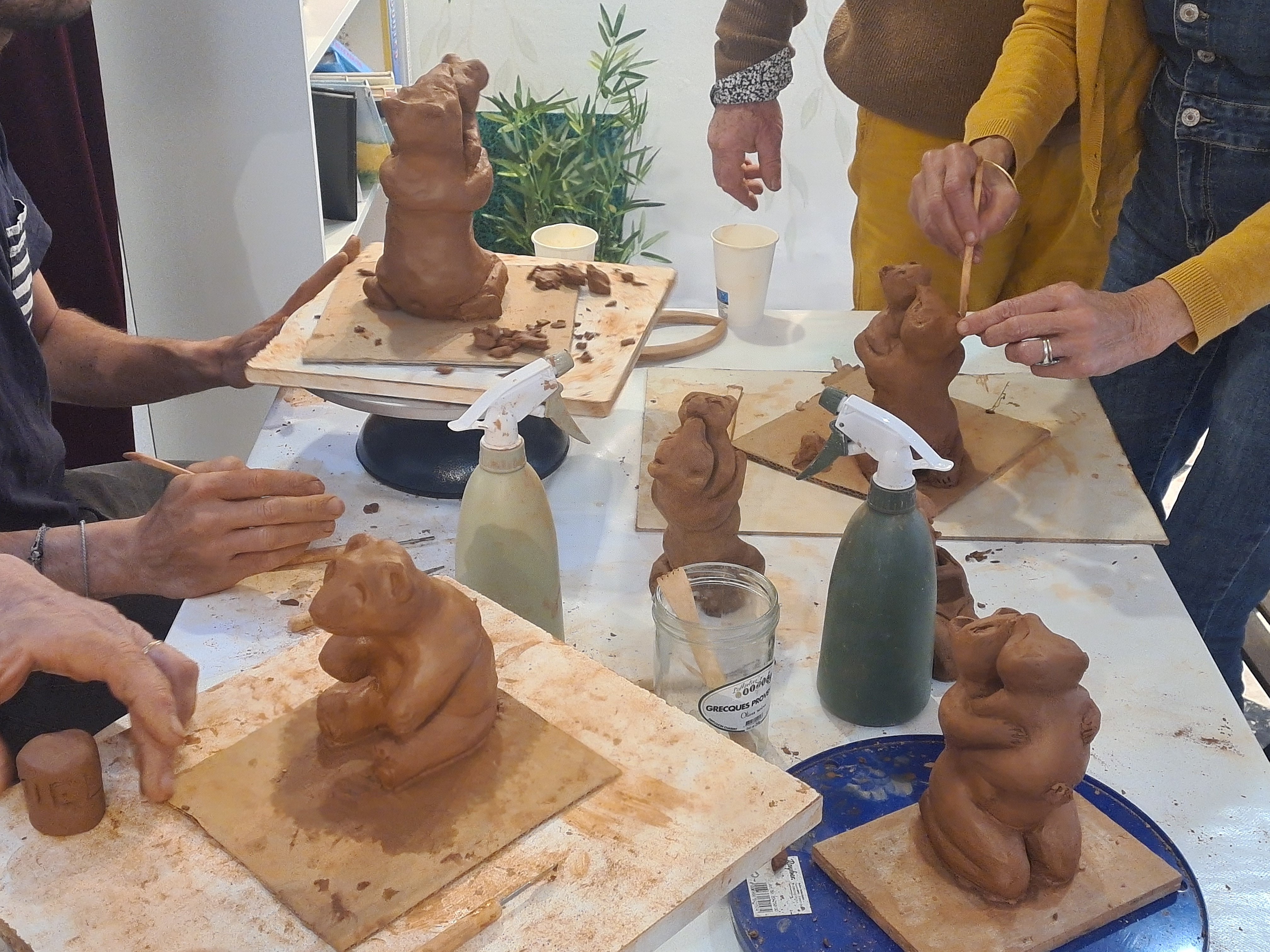 Atelier sculpture sur argile à Avignon 