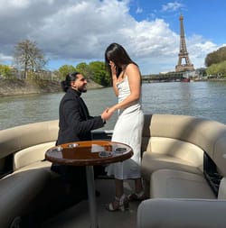 Croisière privée sur la Seine au départ du port de Grenelle
