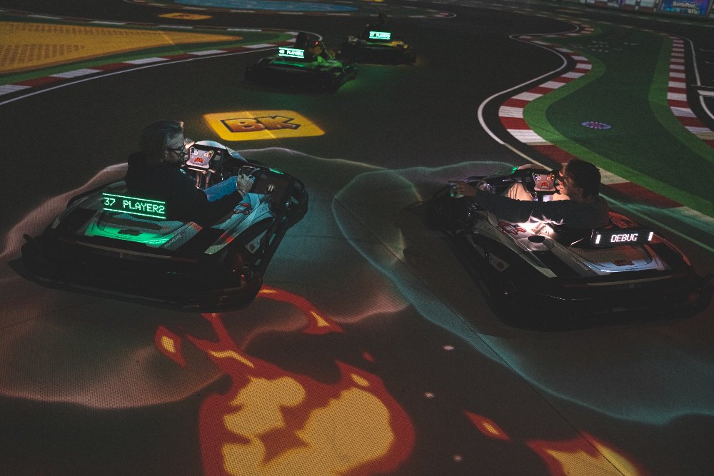 Karting comme dans un jeu vidéo à Bruxelles - Réalité Augmentée 