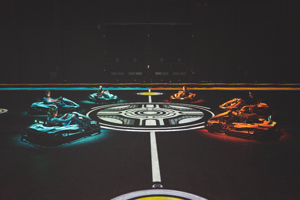 Karting comme dans un jeu vidéo à Bruxelles - Réalité Augmentée 