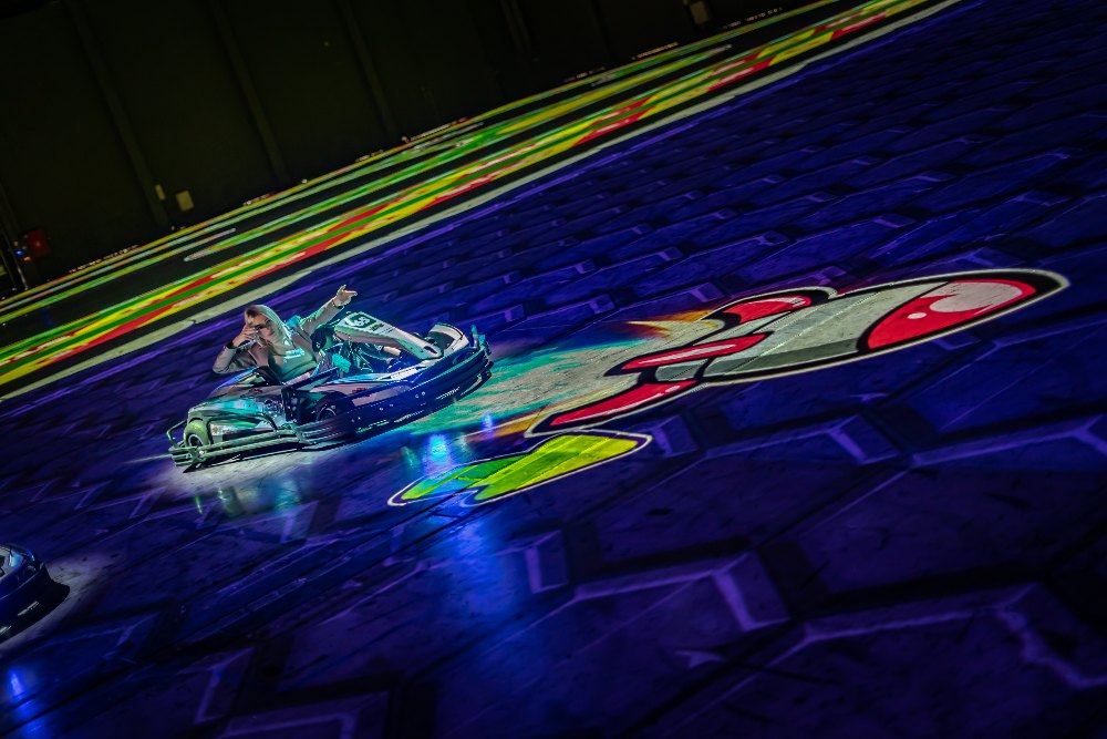 Karting comme dans un jeu vidéo à Bruxelles - Réalité Augmentée 