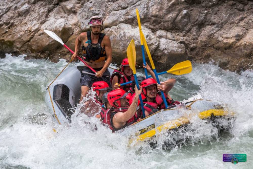 Descente en Rafting dans les Gorges du Verdon à Castellane