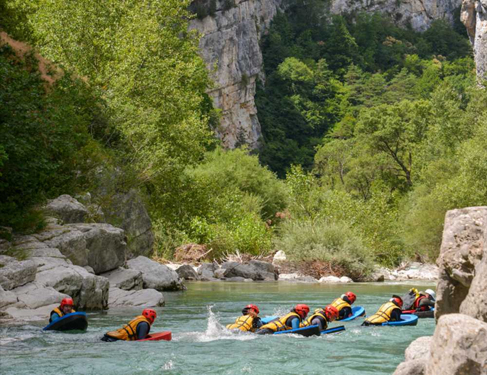 Hydro Speed dans les Gorges du Verdon à Castellane 
