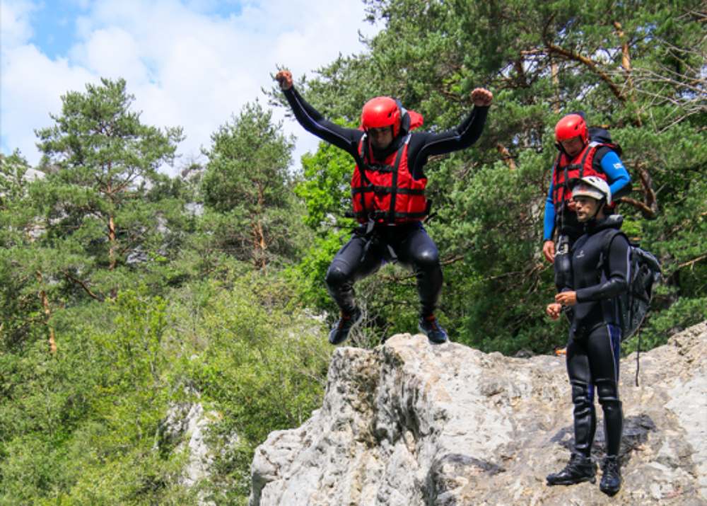 Canyoning dans les Gorges du Verdon à Castellane 
