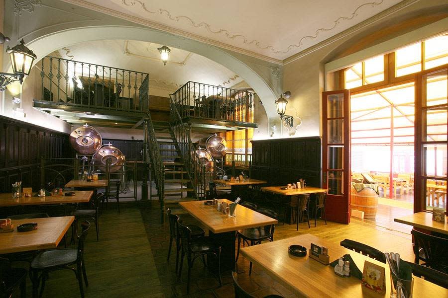 Repas "Steak and Strip" à Prague