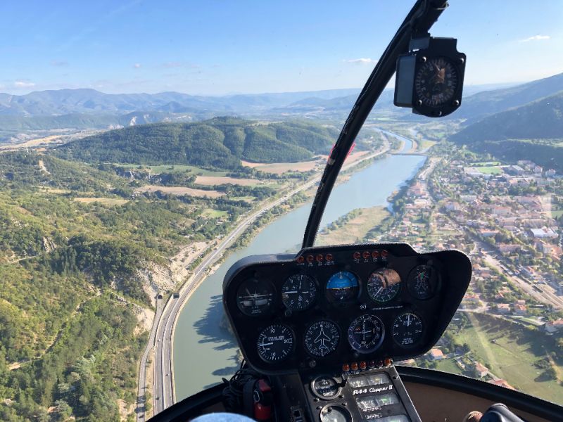 Vol en hélicoptère à Reims