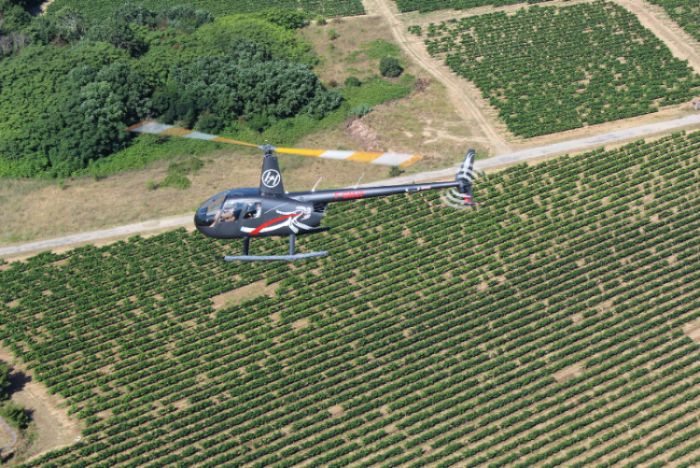 Vol en hélicoptère à Beaune
