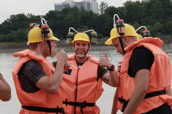 Rafting à la bière à Budapest