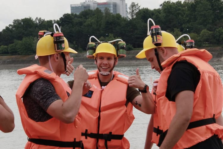 Rafting à la bière à Budapest