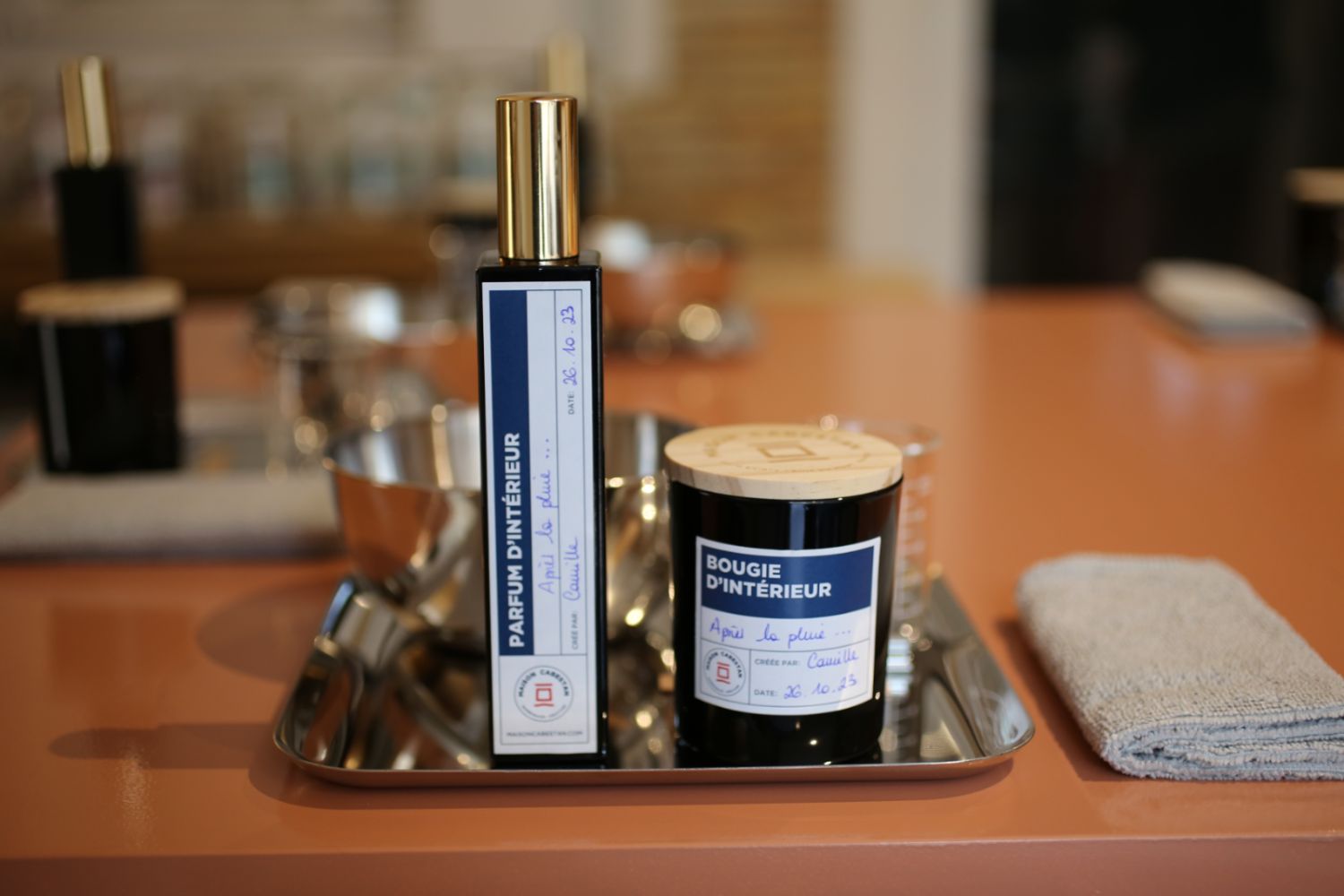 Atelier création de bougie et parfum d’intérieur à Sainte Croix du Mont