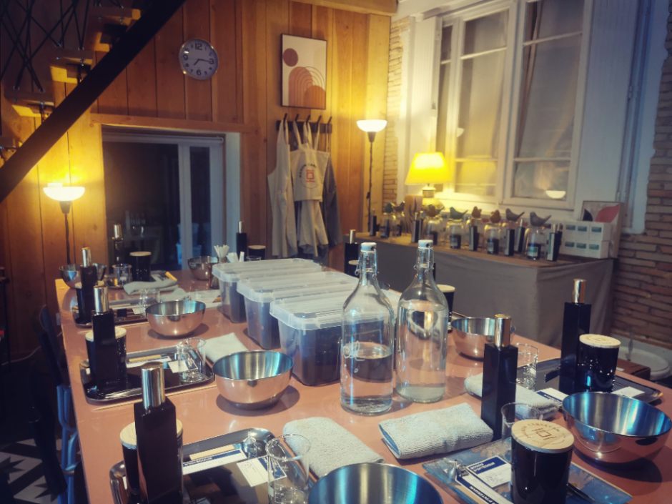 Atelier création de bougie et parfum d’intérieur à Sainte Croix du Mont