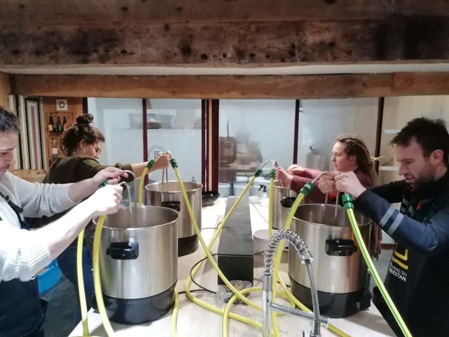 Atelier brassage de bière à Sainte Croix du Mont