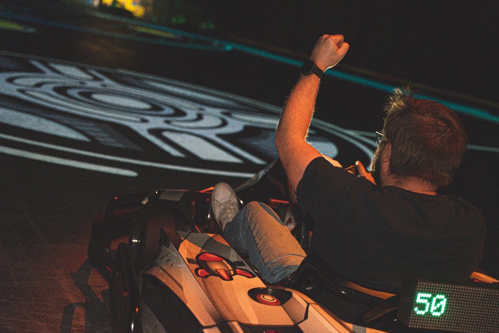 Karting comme dans un jeu vidéo à Rennes - Réalité Augmentée 
