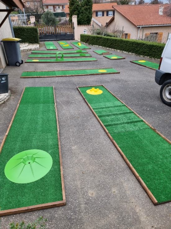 Mini-golf à domicile en région Lyonnaise