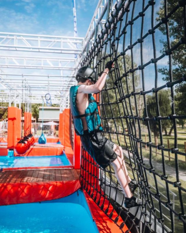 Parcours Ninja à Antibes