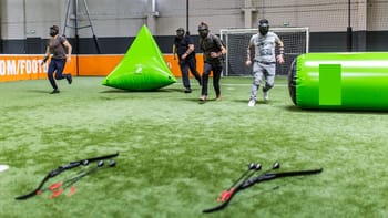Olympiades Bubble, Archery & Laser game à Sernhac - Team Building