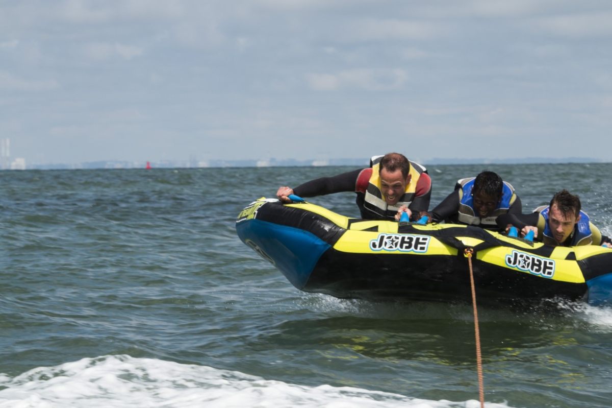 Bouée tractée à Cabourg