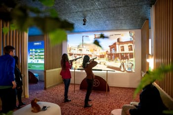 Shooting interactif dans un bar - Paris