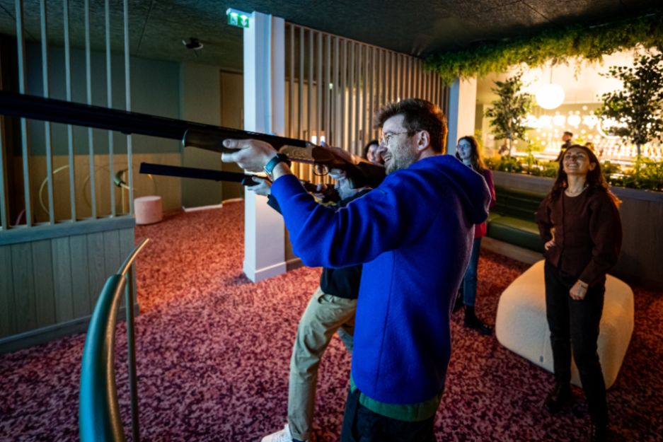Shooting interactif dans un bar - Paris