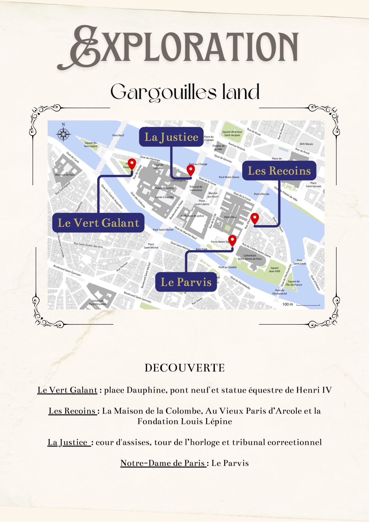 Escape game / Jeu de piste en extérieur - Île de la cité à Paris - Le trésor de Notre Dame