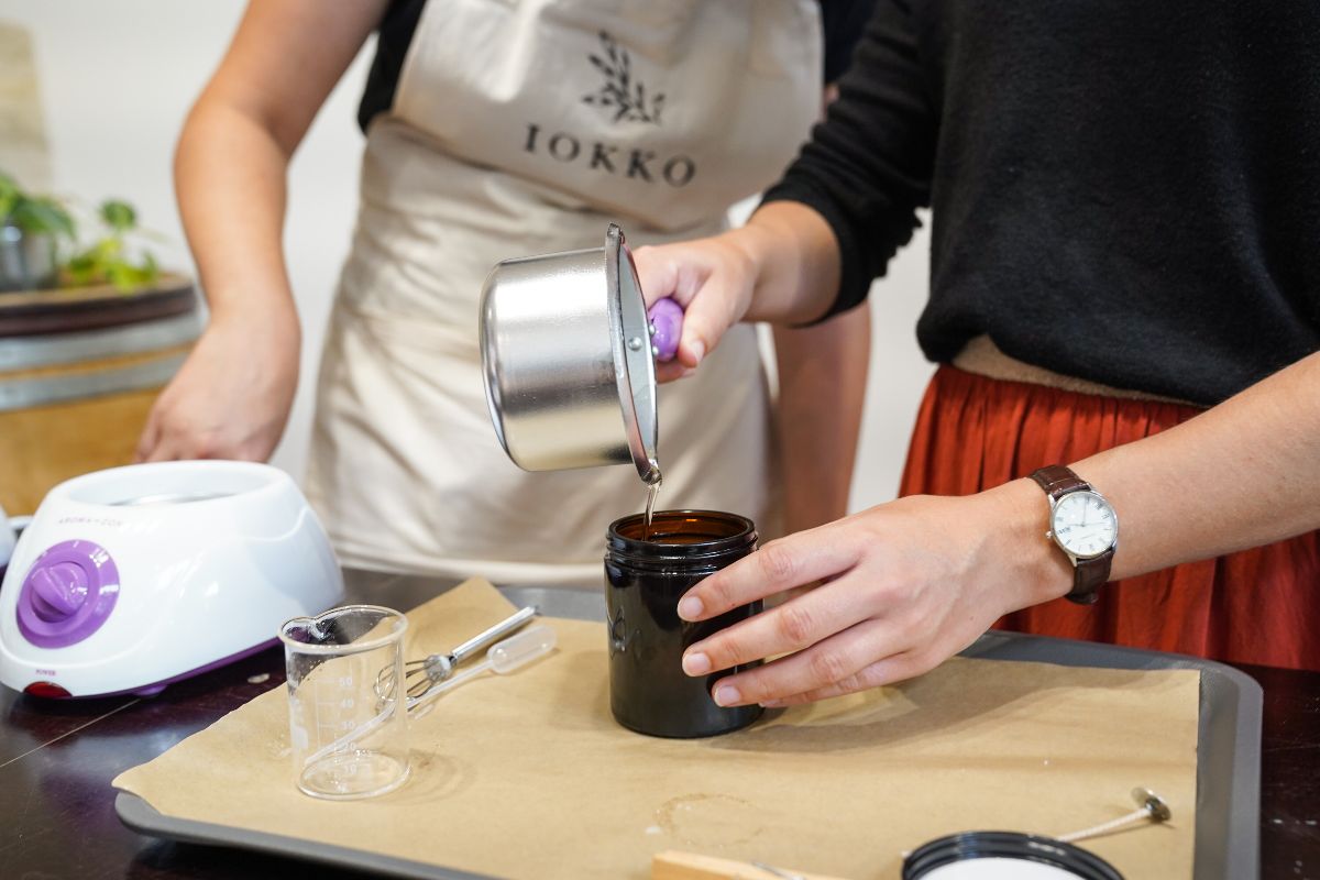 Atelier fabrication de bougies à Paris