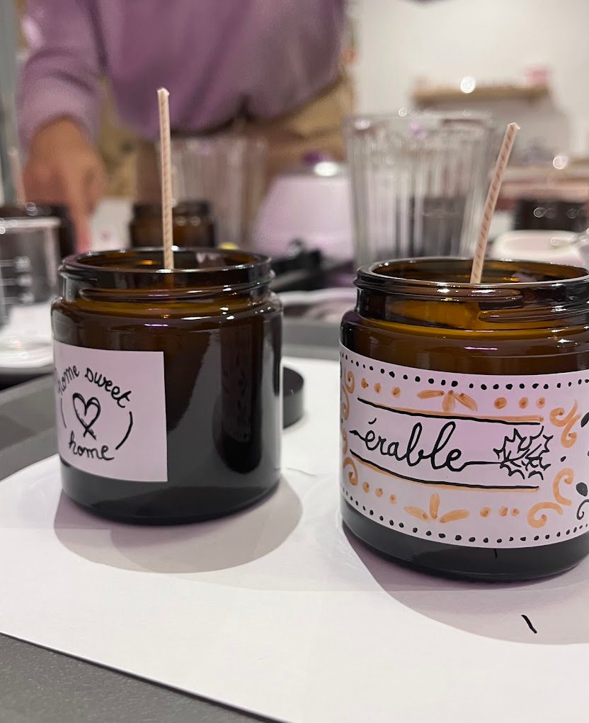 Atelier fabrication de bougies à Paris