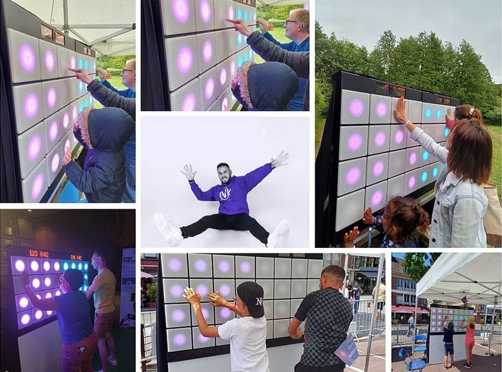 Mur digital et jeux d'adresse - Team Building - Partout en France