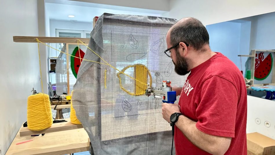 Atelier de tufting à Nice