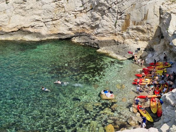 Randonnée kayak à Marseille