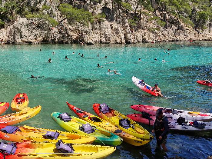 Randonnée kayak à Marseille