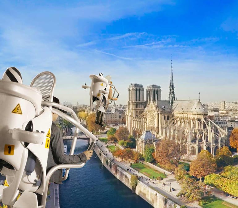 Simulation de vol au-dessus de Paris et Monde en Réalité Virtuelle - Paris 2ème 