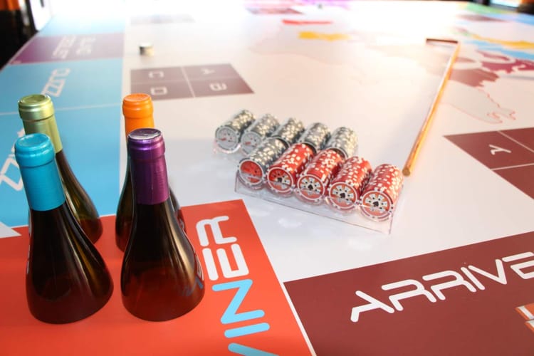 Atelier oenologique (casino du vin, jeux..) pour Team Building - Lieu de votre choix