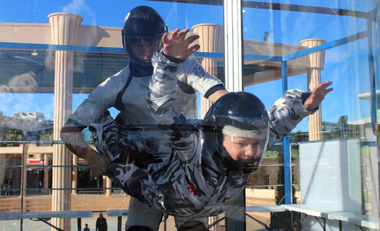 Simulateur de chute libre à Montpellier 