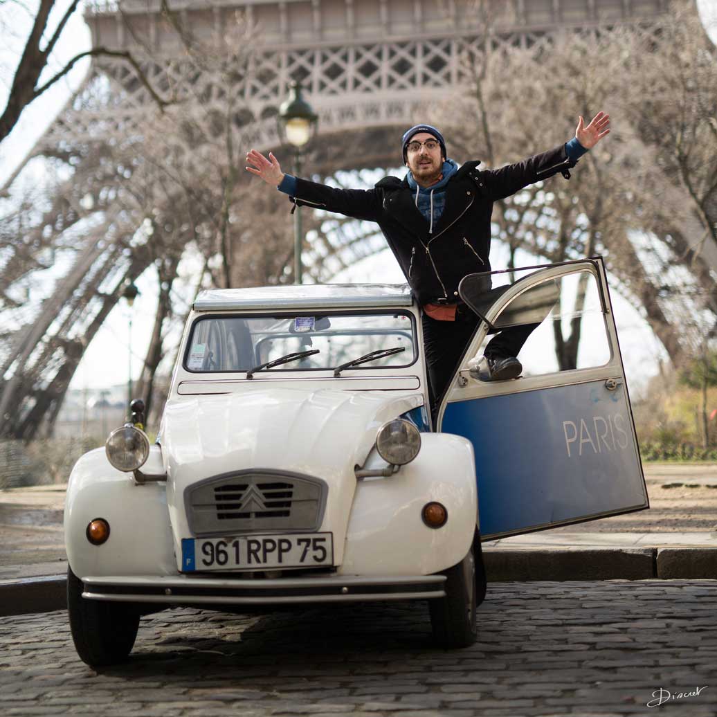 Balade et découverte de Paris en 2CV - Visite insolite 