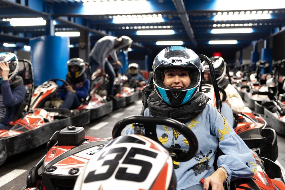 Karting indoor à Lyon pour Team Building
