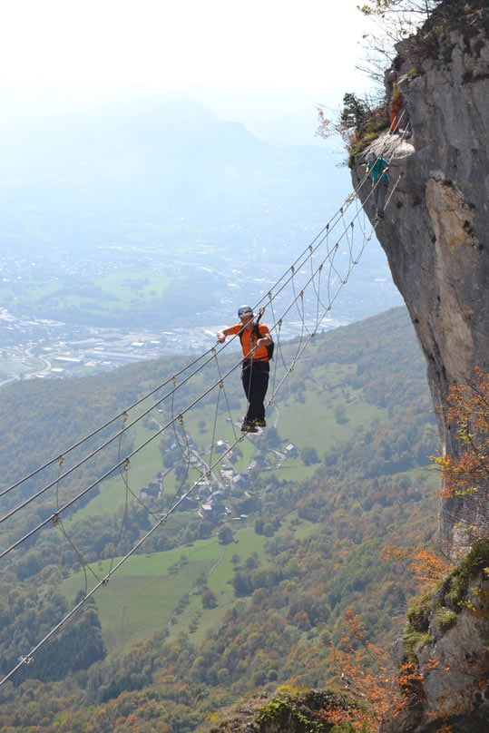 Via Ferrata du Roc de Cornillon en Savoie - 73 