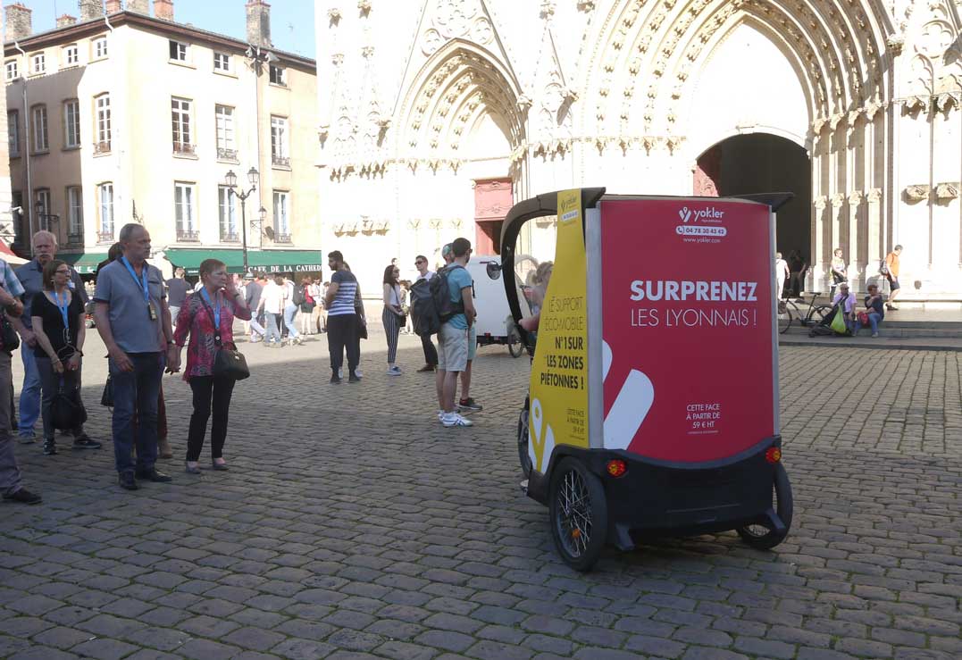 Visite guidée de Lyon en Cyclo / Vélo-taxi  