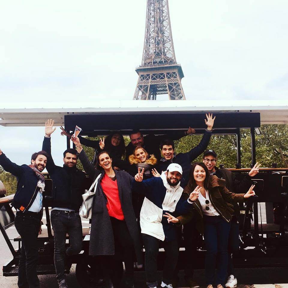 Tour en Beer Bike à Paris 