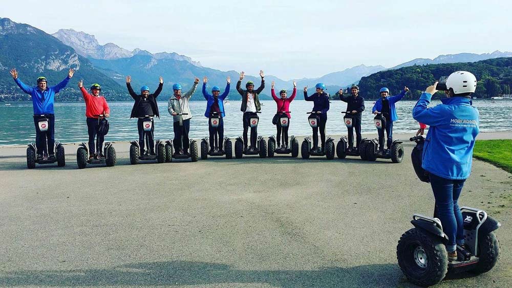 Balade et visite guidée d'Annecy en Segway 