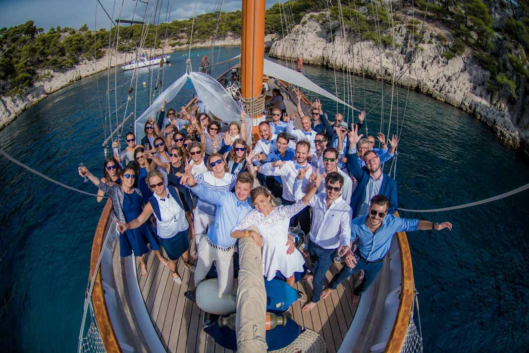 Visite des Calanques de Marseille en voilier