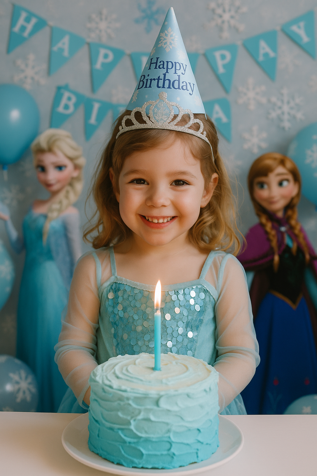 Anniversaire enfant - Thème Reine des Neiges - Montpellier