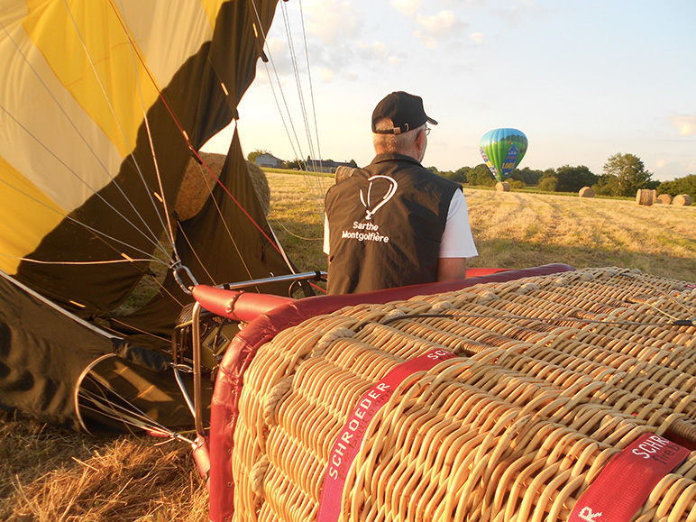 Vol en Montgolfière Sarthe à Sillé le Guillaume
