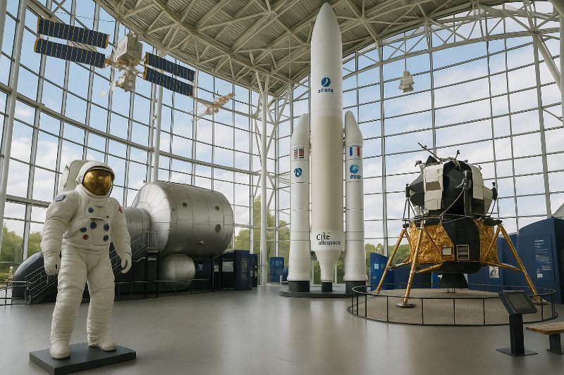 Chasse aux œuvres à la Cité de l’Espace à Toulouse
