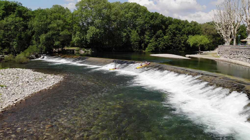 Randonnée canoé kayak à Agonès sur l'Hérault - Montpellier