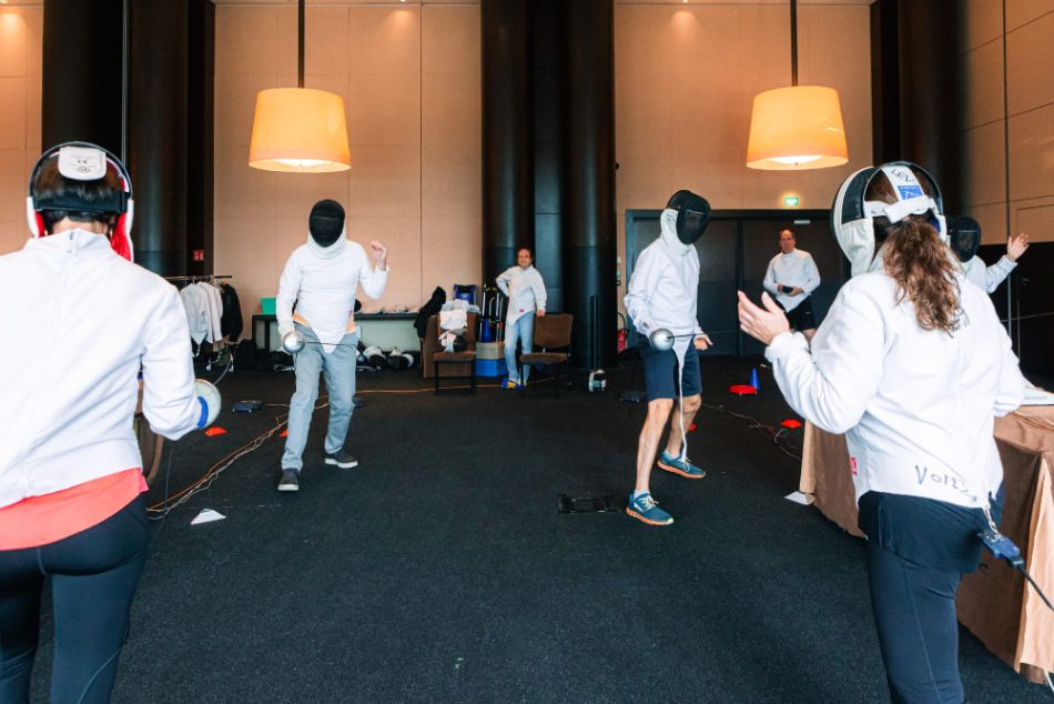 Initiation à l'Escrime à domicile - Région Parisienne - Team building