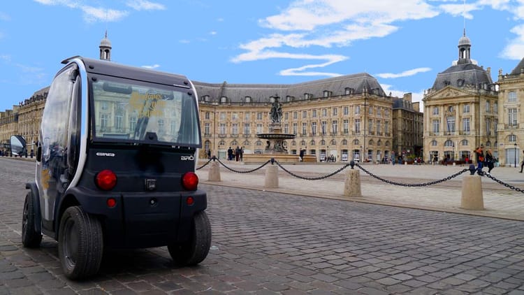  Tour guidé de Bordeaux en Auto Electrique + Wine Tour en buggy dans le Médoc ! 