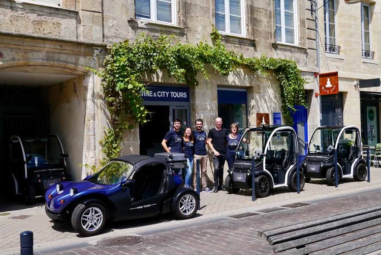  Tour guidé de Bordeaux en Auto Electrique + Wine Tour en buggy dans le Médoc ! 