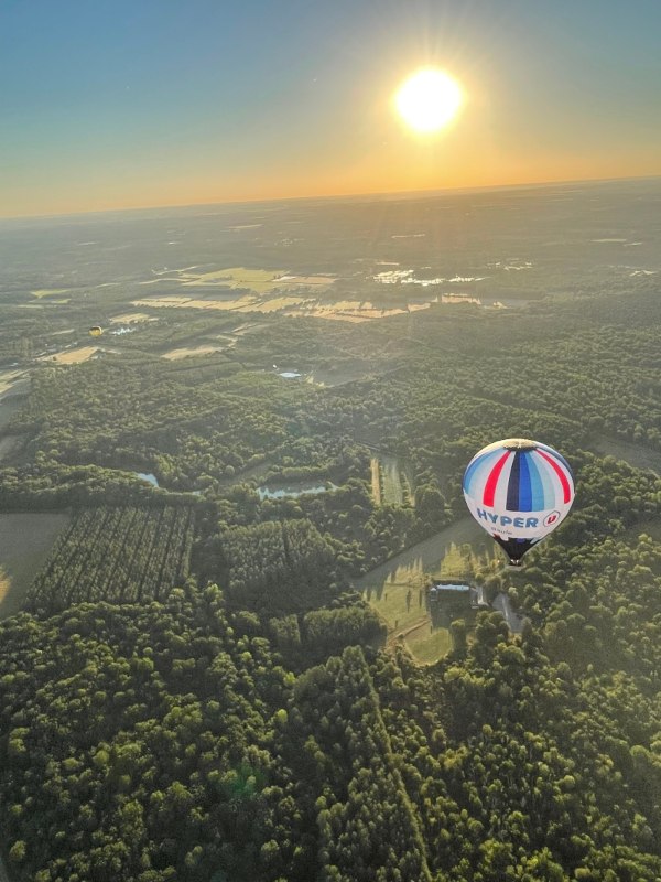 Vol en montgolfière dans la vallée de la Loire